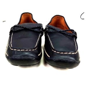 Timberland womens black slip on loafers